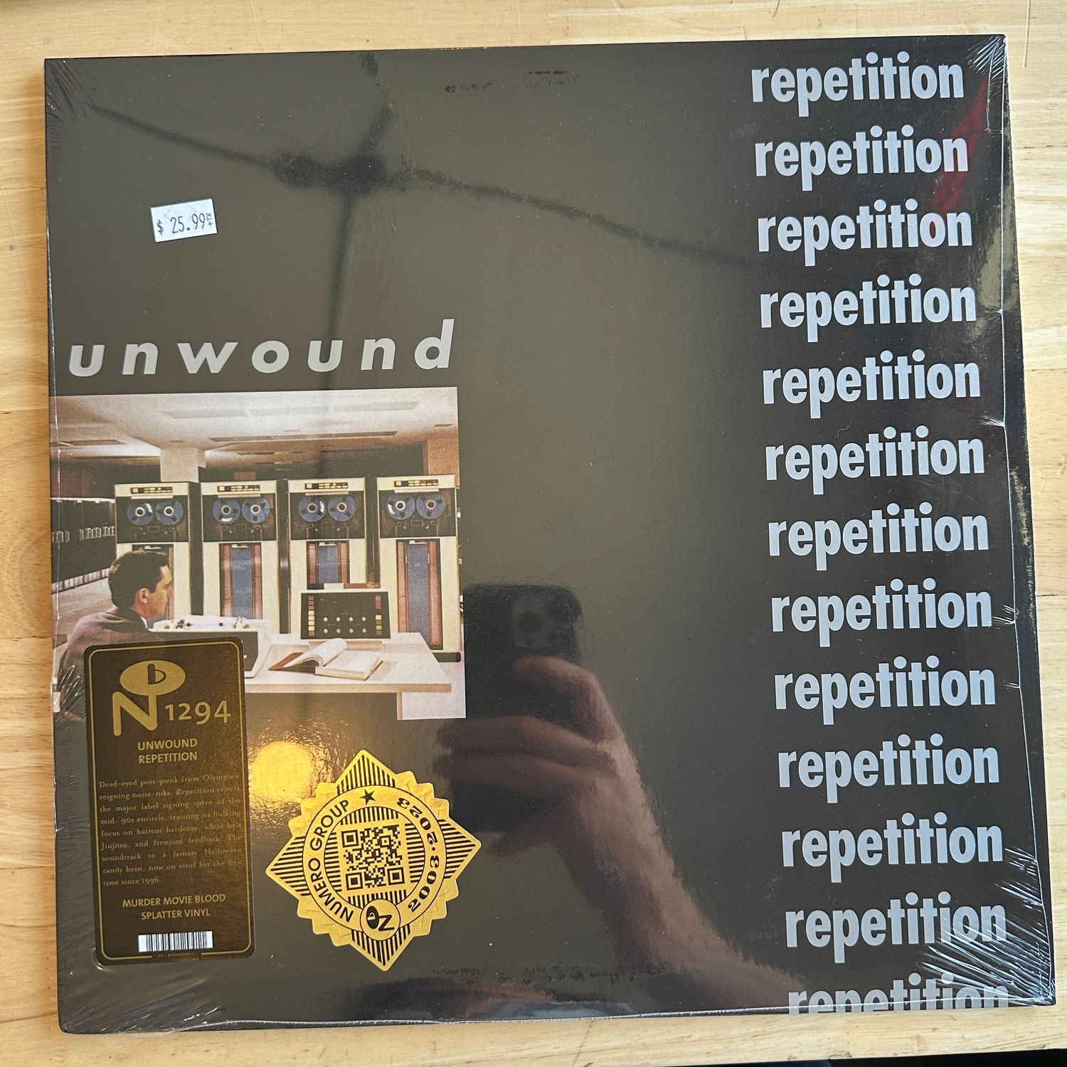 Unwound &quot;Repetition&quot; LP (Murder Movie Blood)