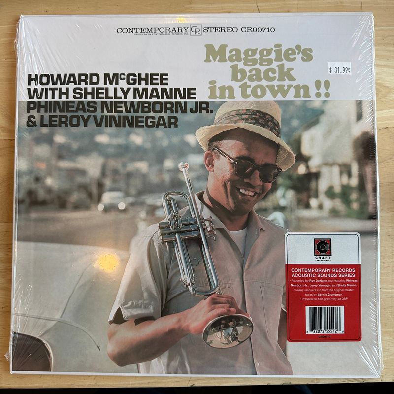 Howard McGhee &quot;Maggie&#39;s Back In Town!&quot; LP