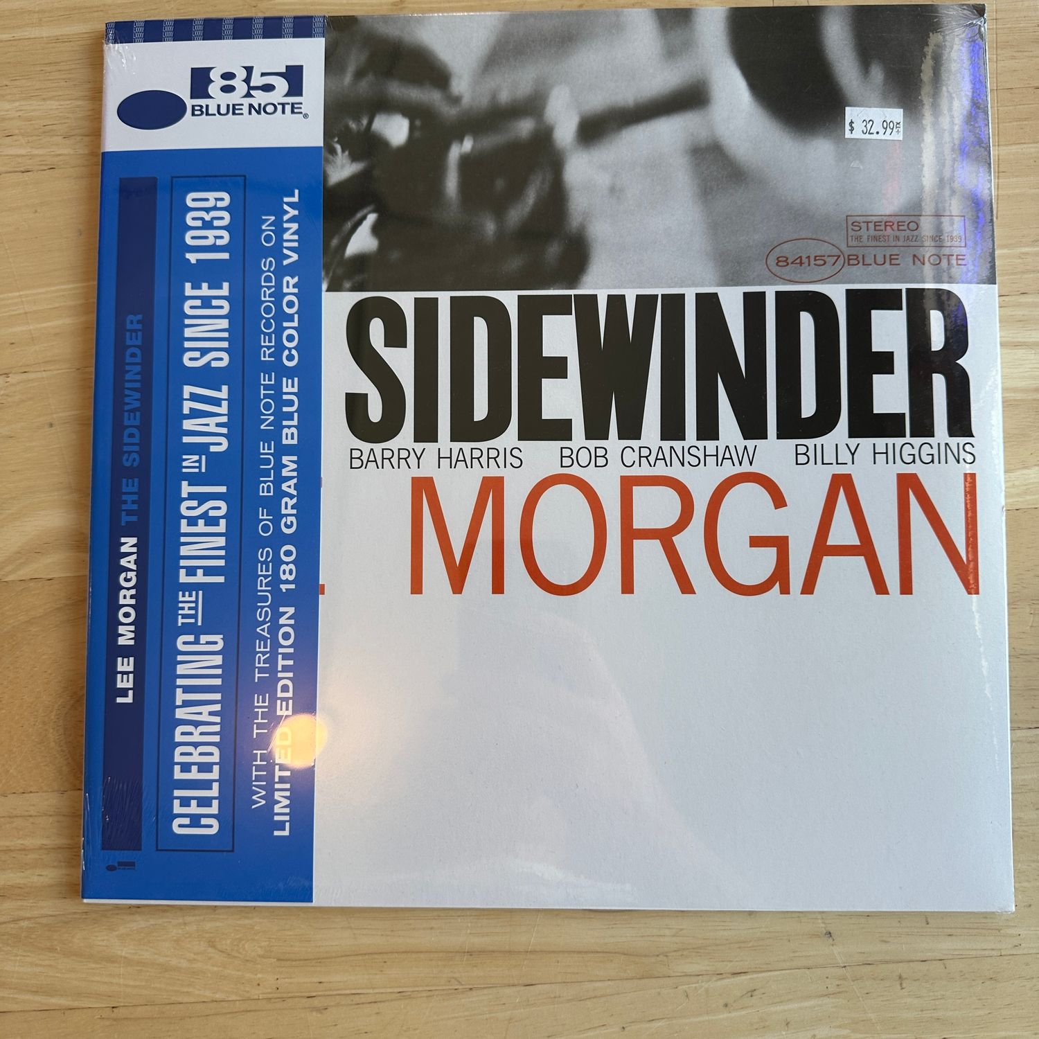 Lee Morgan &quot;The Sidewinder&quot; LP (Blue Note 85 - 180g Blue Vinyl)