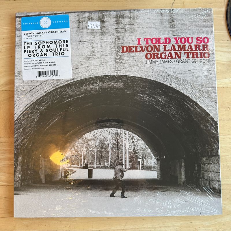 Delvon Lamar Organ Trio &quot;I Told You So&quot; LP