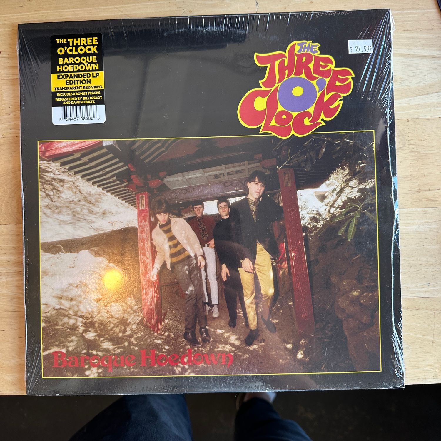 The Three O&#39; Clock &quot;Baroque Hoedown&quot; LP (Expanded LP Edition - Red Vinyl)