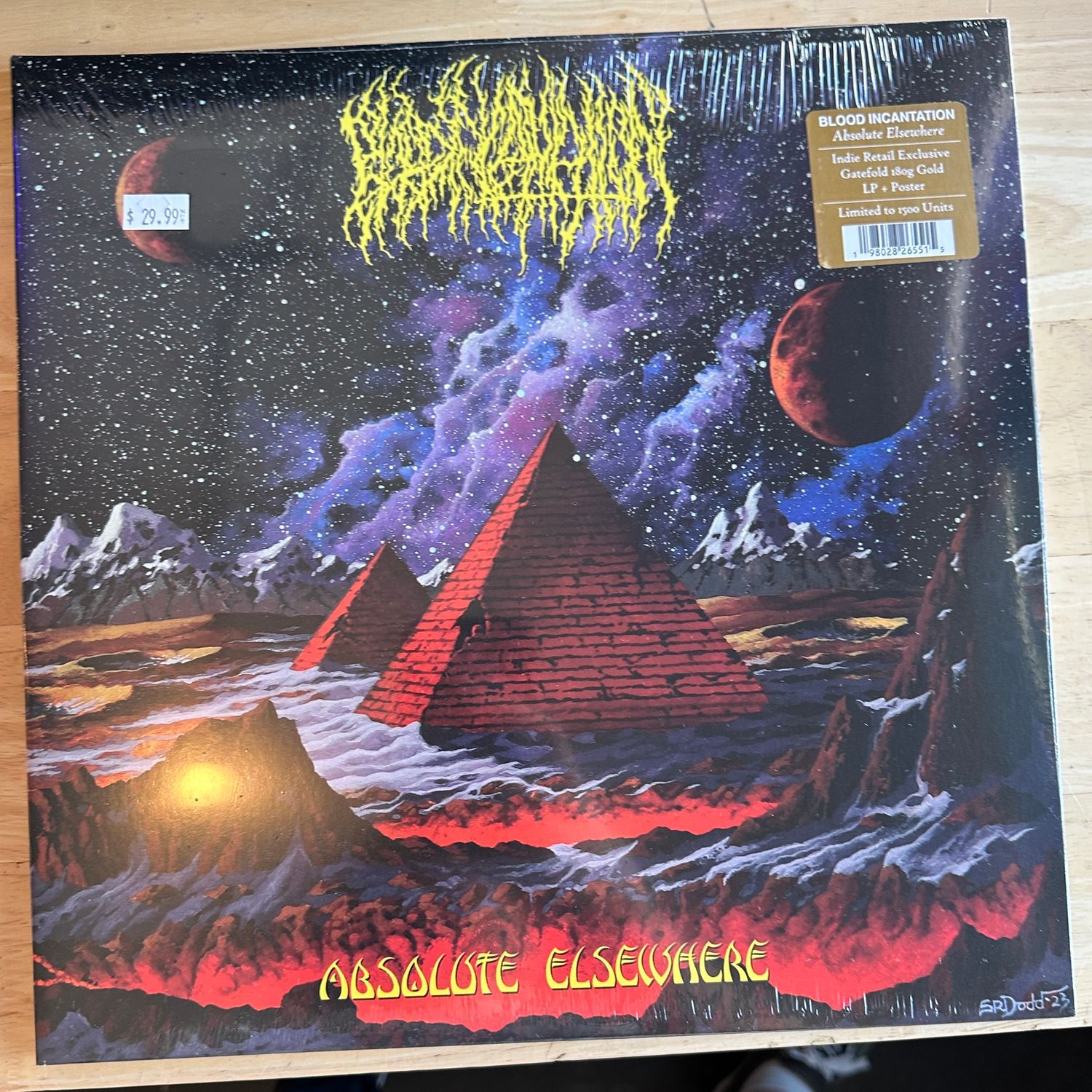 Blood Incantation &quot;Absolute Elsewhere&quot; LP (Retail Exclusive w Poster)