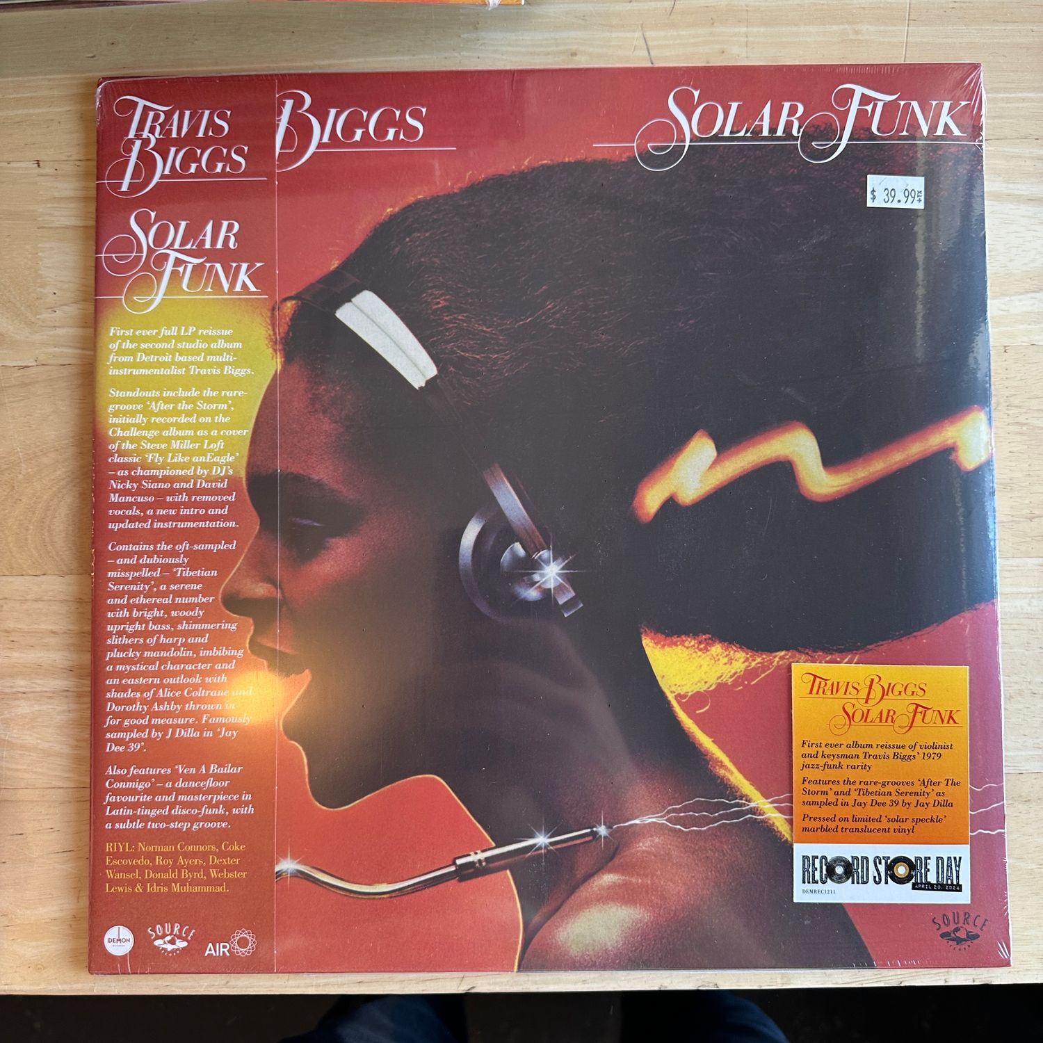 Travis Biggs &quot;Solar Funk&quot; LP