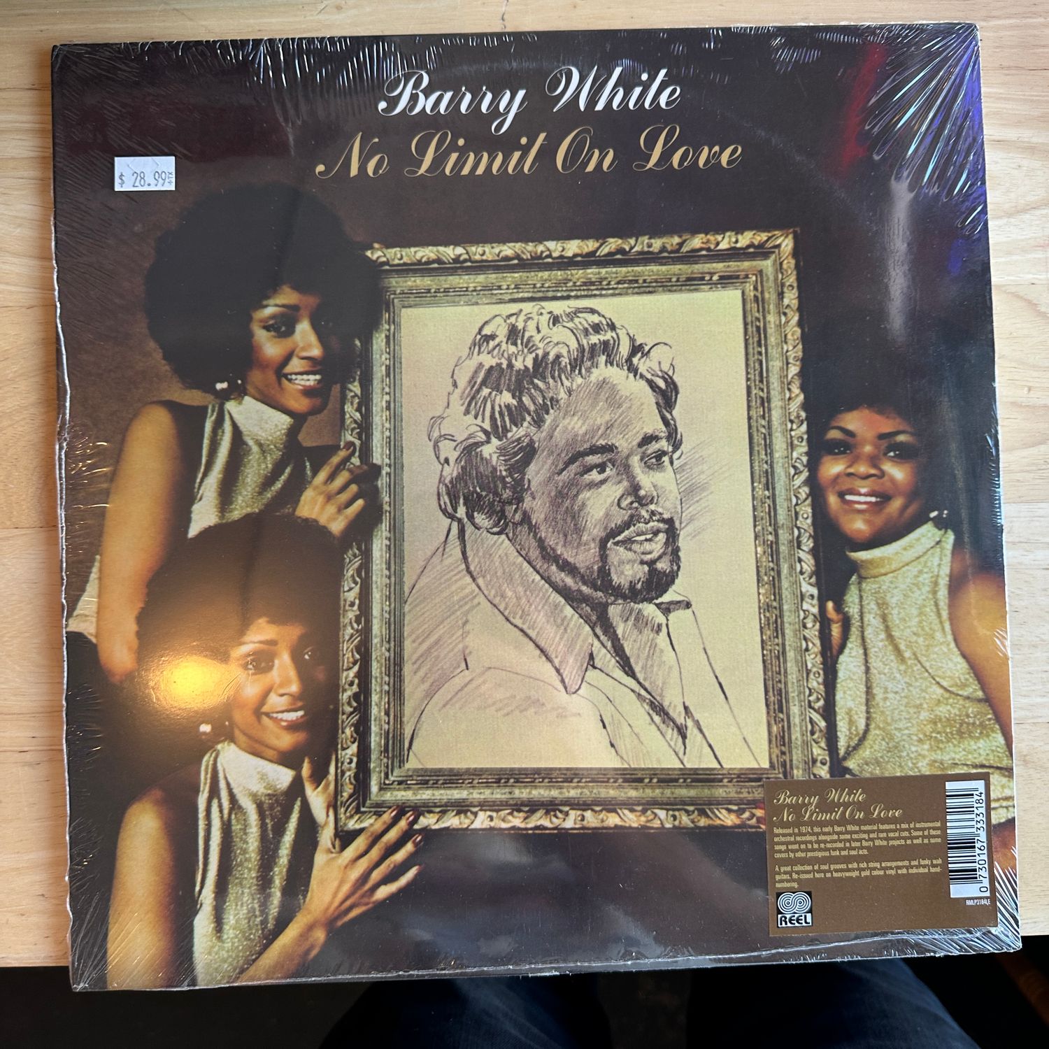 Barry White &quot;No Limit on Love&quot; LP (ThinkIndie Numbered Gold Vinyl) (RSD June Drop 2022)