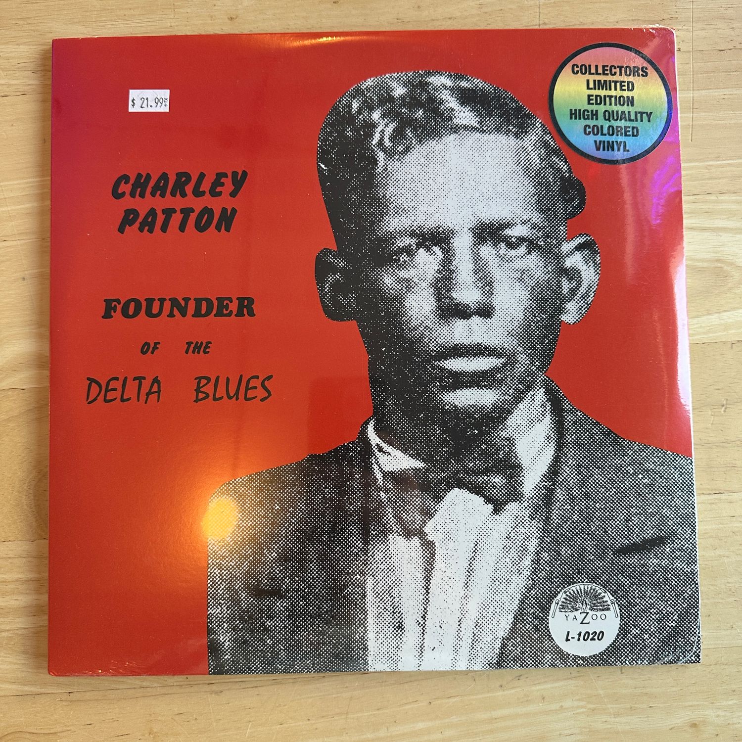 Charley Patton &quot;Founder of the Delta Blues&quot; LP (YAZOO)