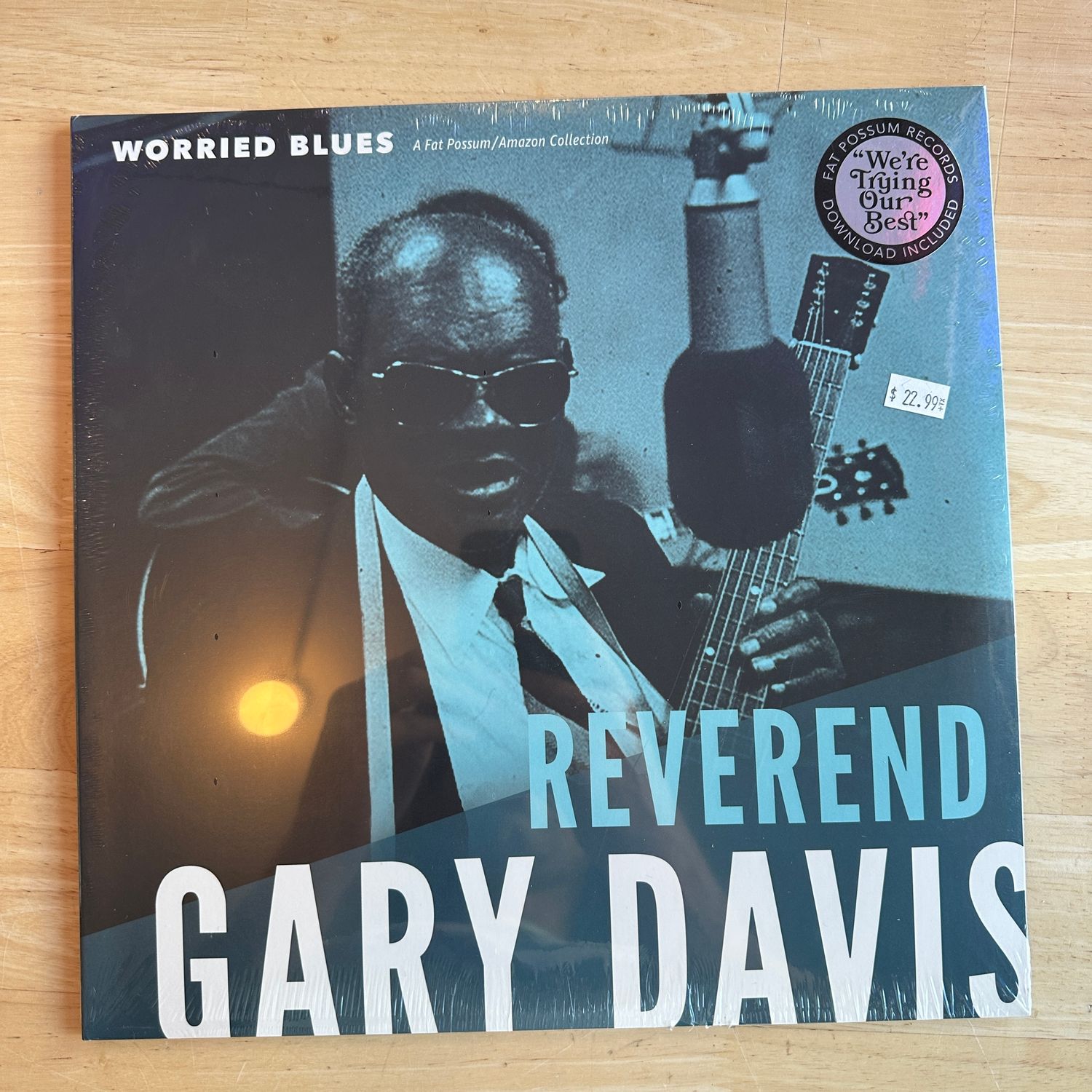 Reverend Gary Davis &quot;Worried Blues&quot; LP (Fat Possum)