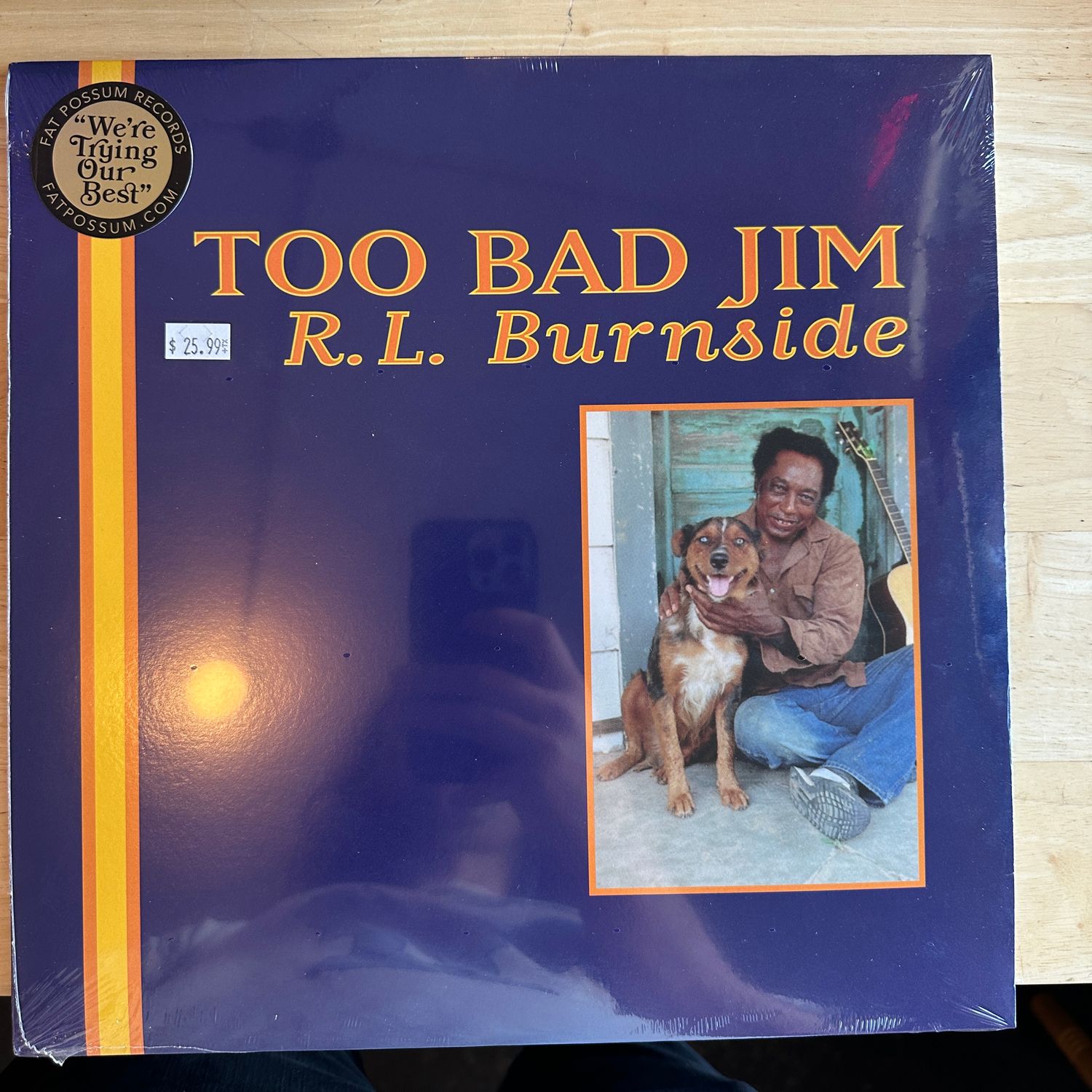 RL Burnside &quot;Too Bad Jim&quot; LP