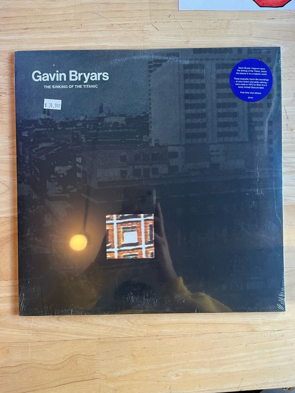 Gavin Bryars &quot;The Sinking Of The Titanic&quot; LP 
