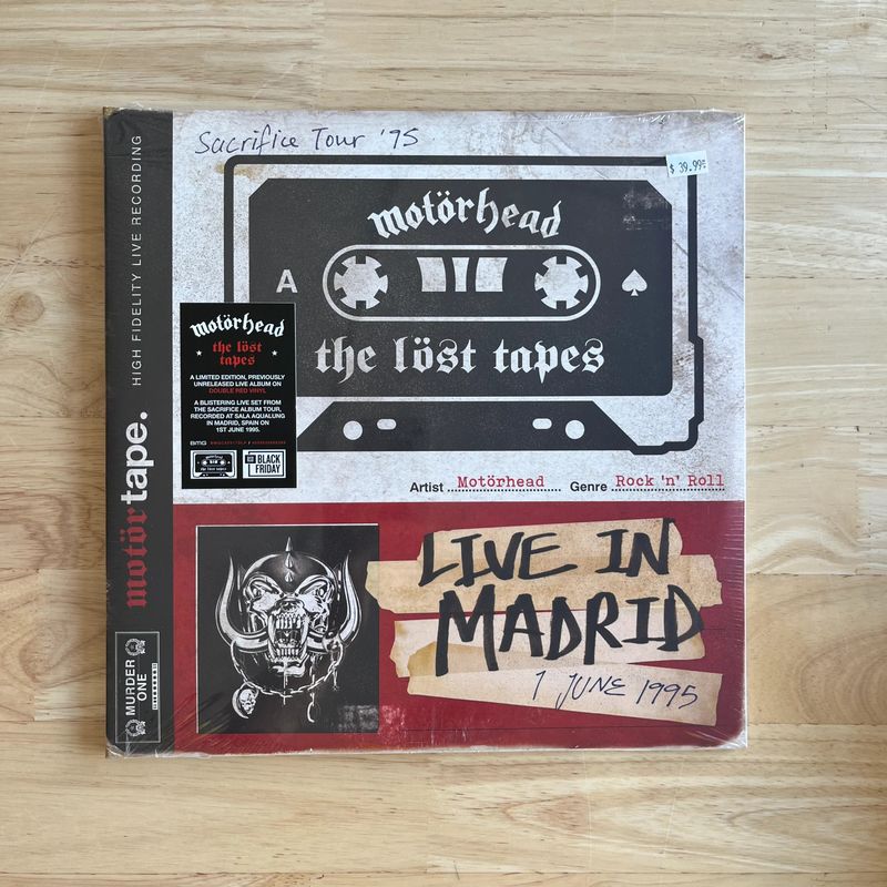 Motörhead &quot;The Lost Tapes Vol.1 (Live In Madrid 1995)&quot; 2LP (RSDBF21)