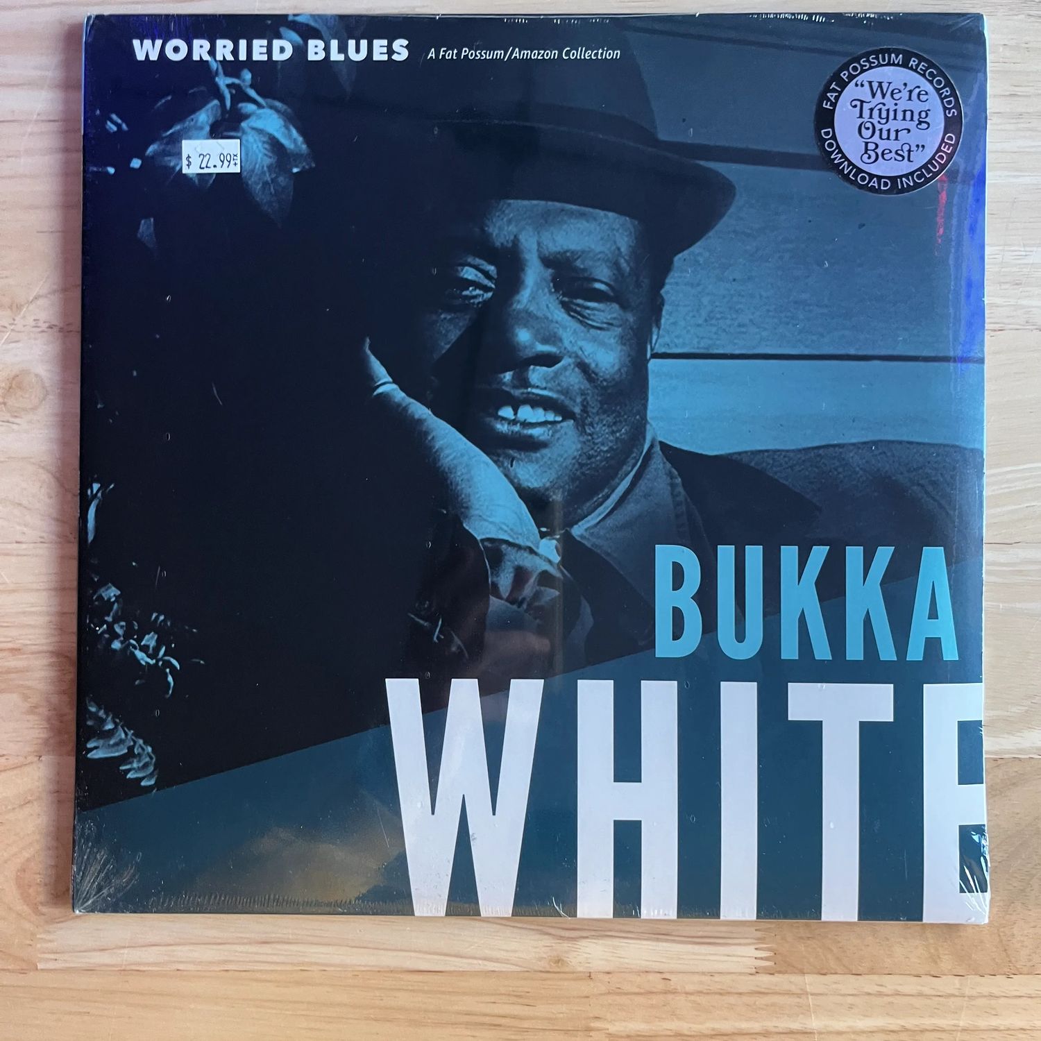 Bukka White &quot;Worried Blues&quot; LP (Fat Possum)