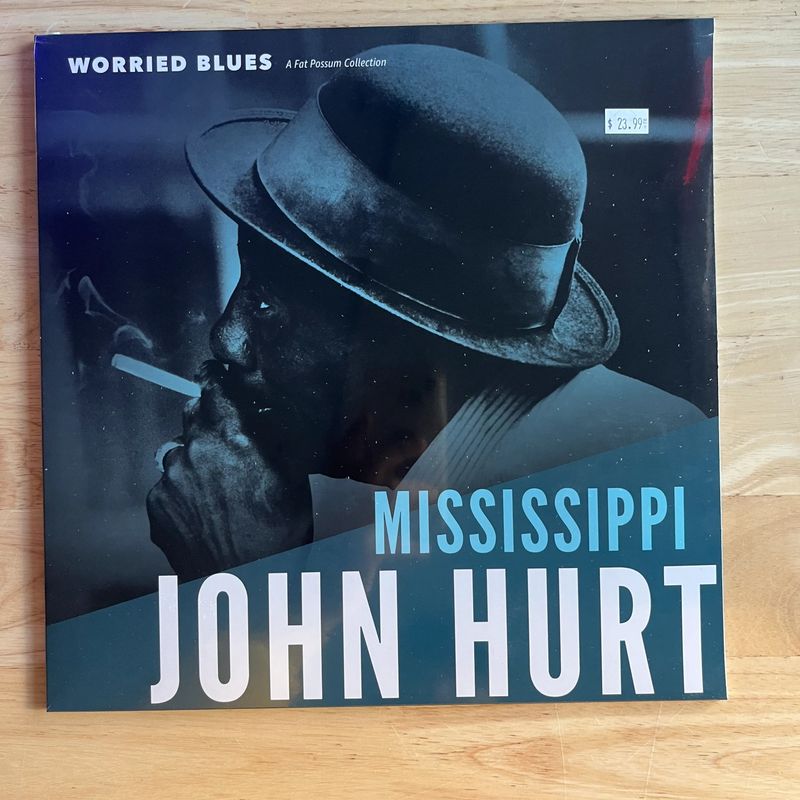 Mississippi John Hurt &quot;Worried Blues&quot; LP (Fat Possum)