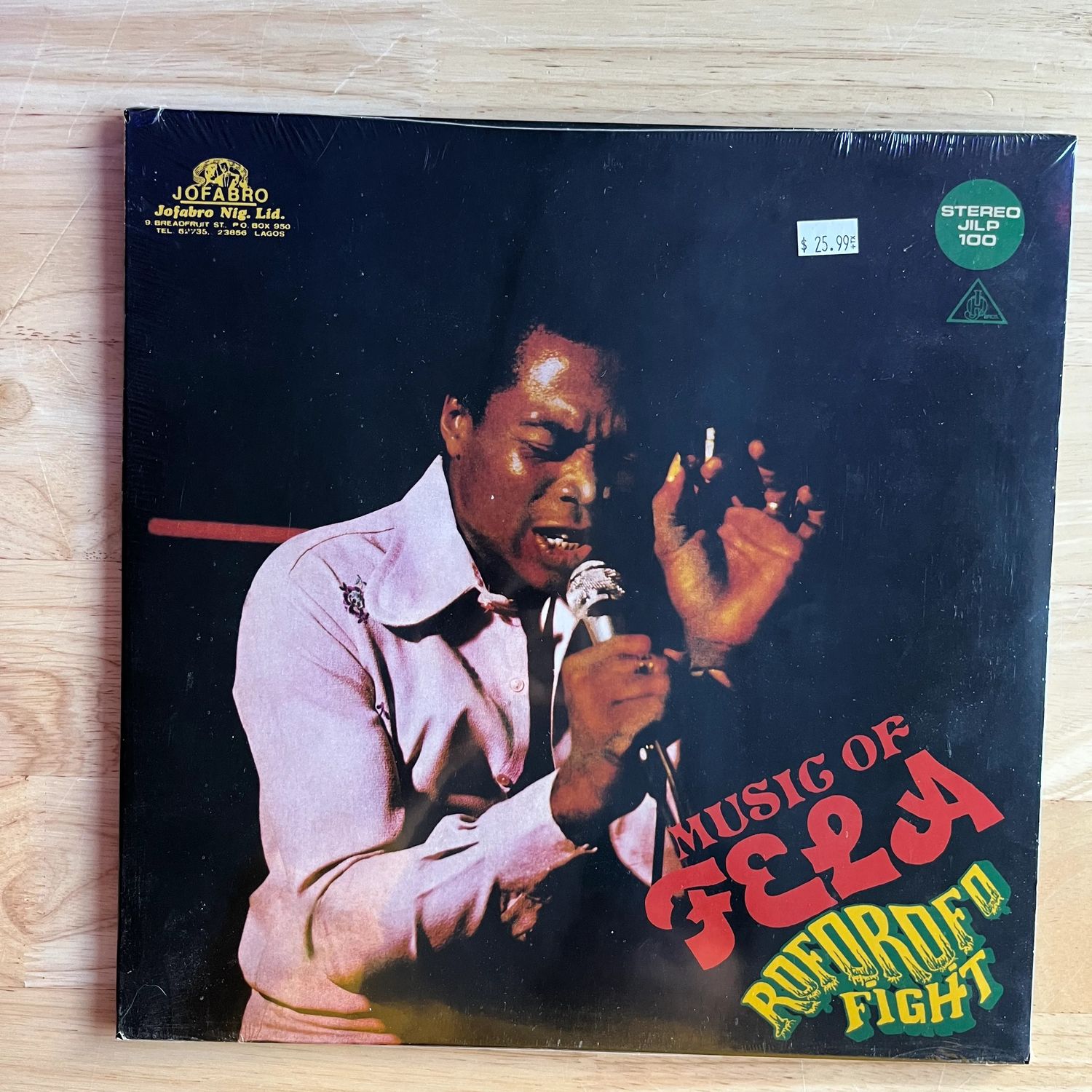 Fela Kuti &quot;Roforofo Fight&quot; LP 
