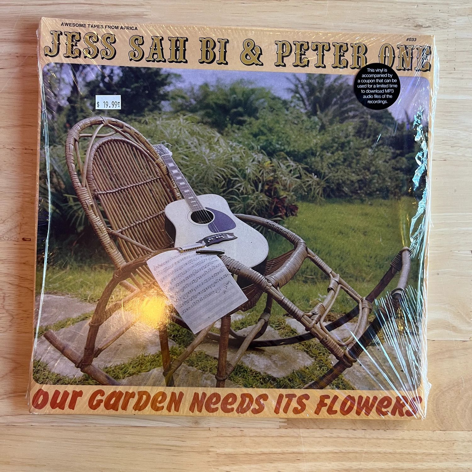Jess Sah Bi &amp; Peter One &quot;Our Garden Needs Its Flowers&quot; LP (ATFA)