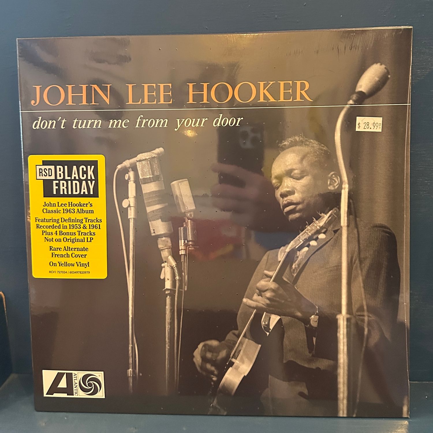 John Lee Hooker &quot;Don&#39;t Turn Me From Your Door&quot; LP (RSD Black Friday 2024 - Yellow Vinyl)