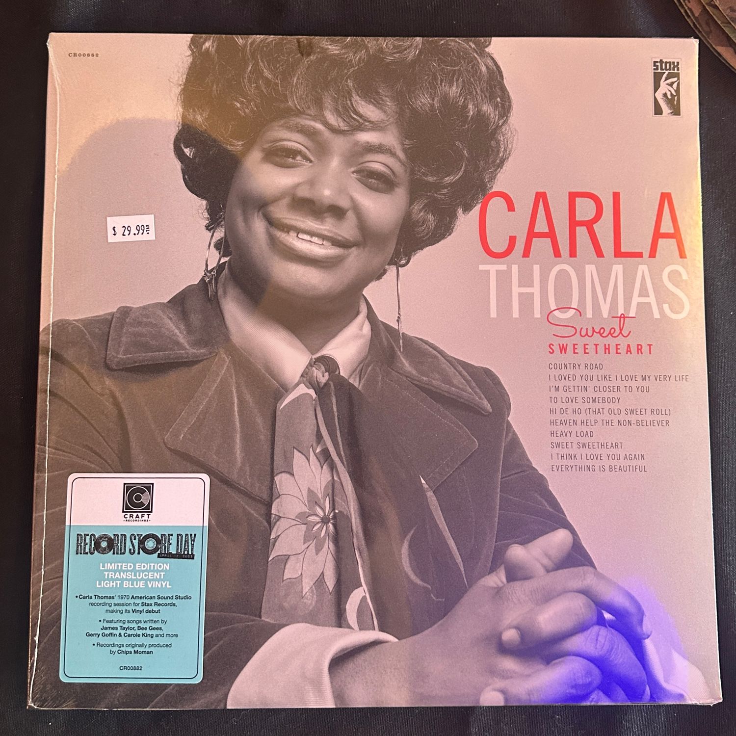 Carla Thomas &quot;Sweet Sweetheart&quot; LP (RSD 2025 - Light Blue Vinyl)