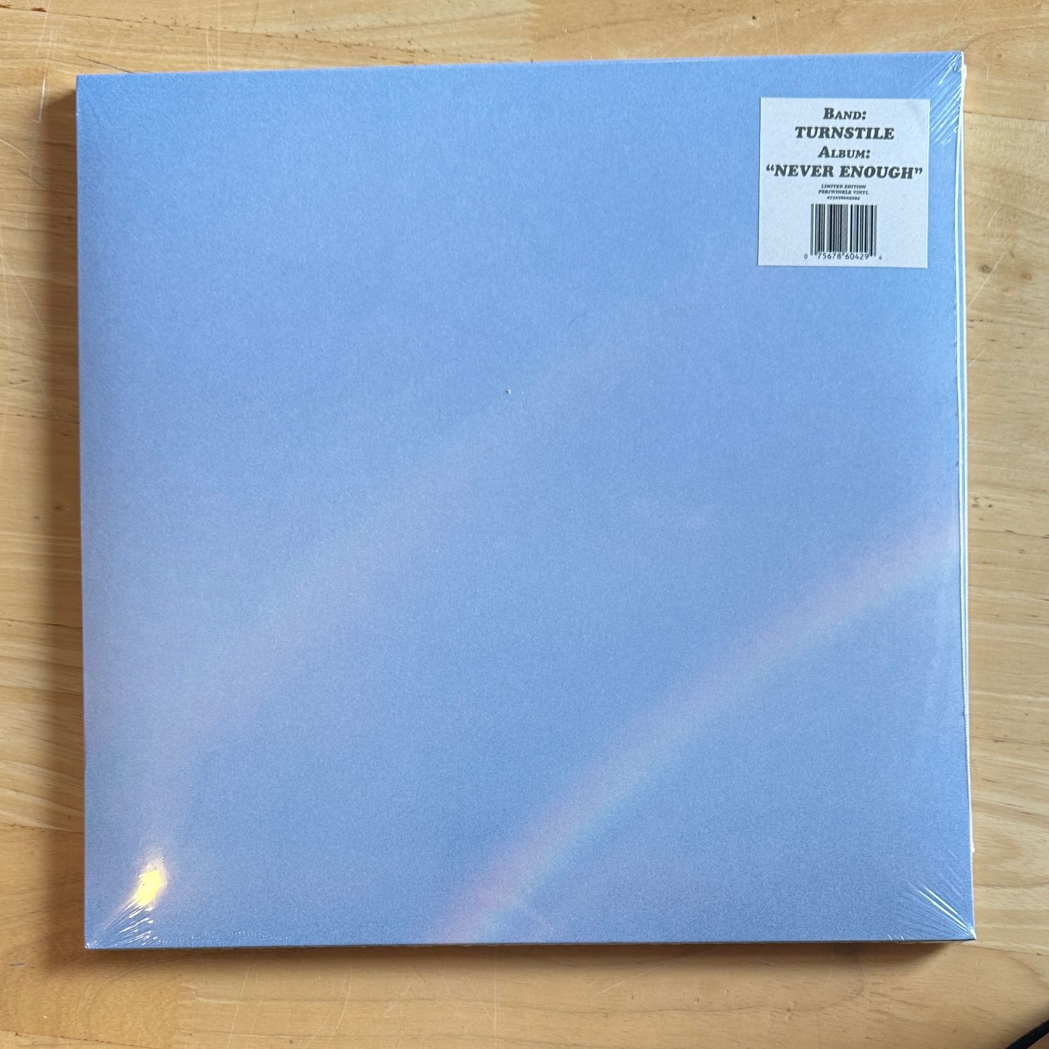 Turnstile &quot;Never Enough&quot; LP (Indie Exclusive Periwinkle Vinyl)