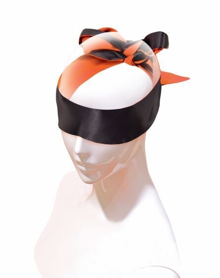 9&#39;S ORANGE IS THE NEW BLACK SATIN SASH BLINDFOLD/RESTRAINT