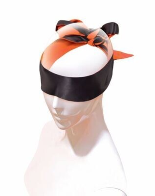 9&#39;S ORANGE IS THE NEW BLACK SATIN SASH BLINDFOLD/RESTRAINT