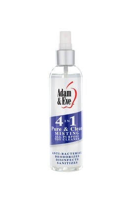 ADAM & EVE PURE & CLEAN MISTING TOY CLEANER 4 OZ