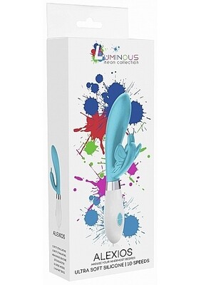 ALEXIOS BUTTERFLY &amp; G-SPOT VIBRATOR TURQUOISE