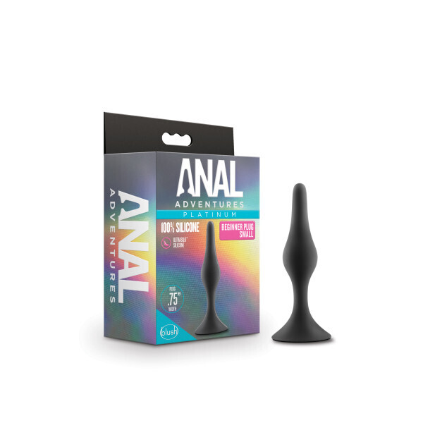 ANAL ADVENTURES BEGINNER ANAL PLUG SMALL BLACK