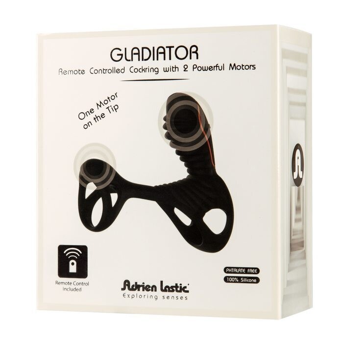 ADRIEN LASTIC GLADIATOR F REMOTE CONTROL COCK RING