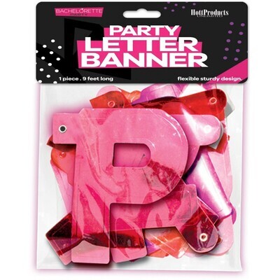 BACHELORETTE PARTY LETTER BANNER