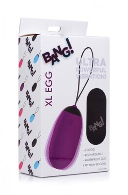 BANG! XL VIBRATING EGG PURPLE