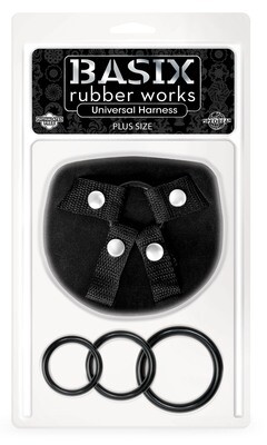 BASIX RUBBER WORKS UNIVERSAL HARNESS PLUS SIZE