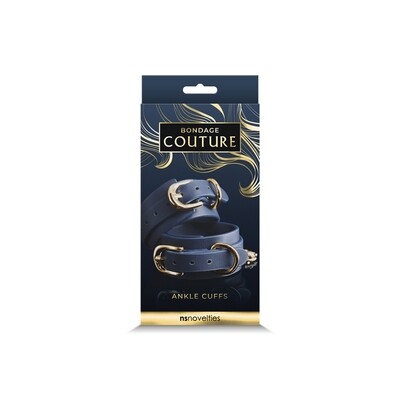 BONDAGE COUTURE ANKLE CUFF BLUE