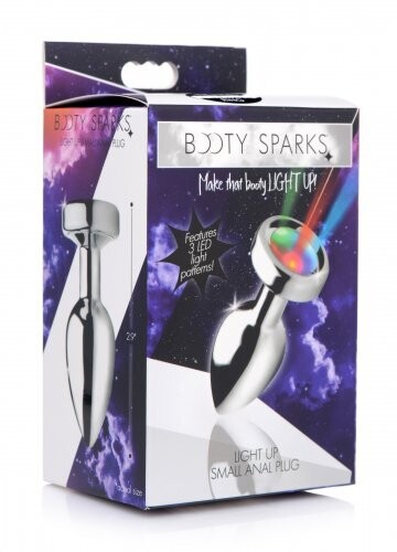 BOOTY SPARKS LIGHT UP ANAL PLUG SMALL