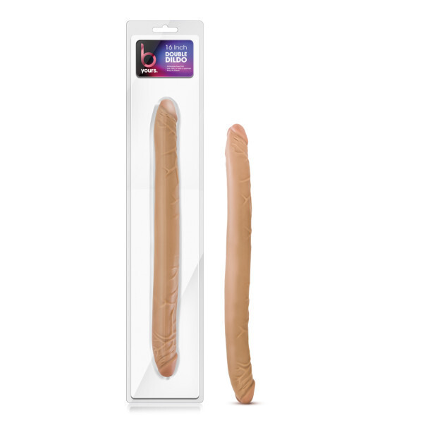 B YOURS 16&quot; DOUBLE DILDO LATIN