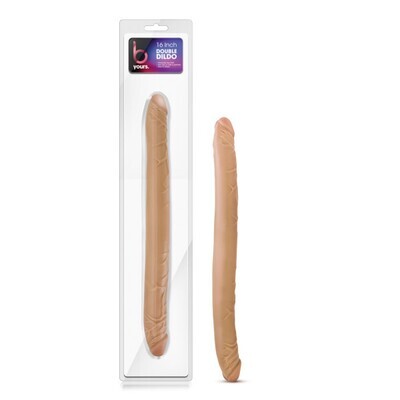 B YOURS 16&quot; DOUBLE DILDO LATIN