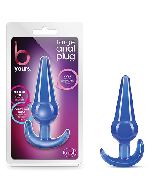 B YOURS LARGE ANAL PLUG BLUE