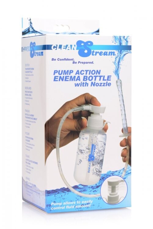 CLEANSTREAM PUMP ACTION ENEMA BOTTLE W/ NZZLE 300ML