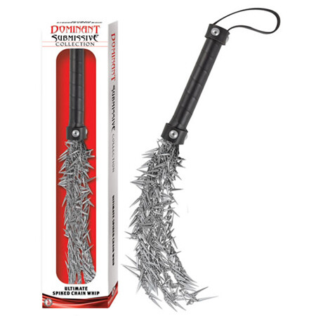 DOMINANT SUBMISSIVE SPIKED WHIP