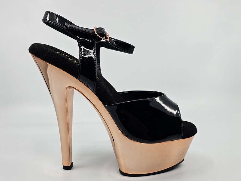 PLEASER KISS209/B/ROGLDCH - 10 