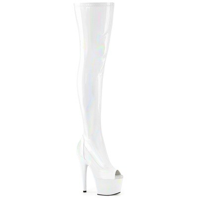 PLEASERS ADORE-3011HWR  WHITE - 6