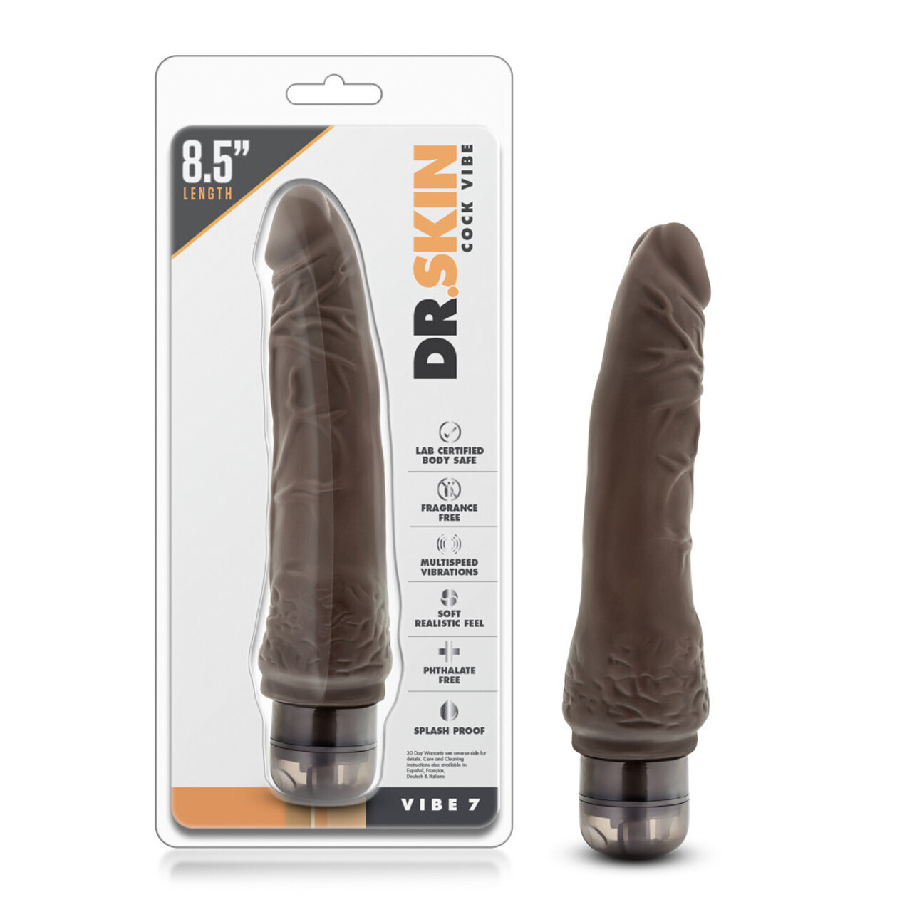 DR SKIN VIBE 7 CHOCOLATE 8.5&quot;