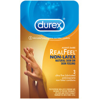 DUREX AVANTI BARE REAL FEEL NON-LATEX 3PK