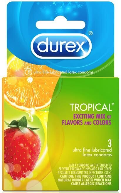 DUREX TROPICAL 3PK