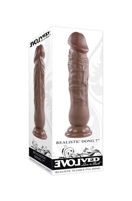 EVOLVED REALISTIC DONG 7&quot; DARK