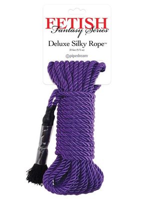 FETISH FANTASY DELUXE SILKY ROPE PURPLE