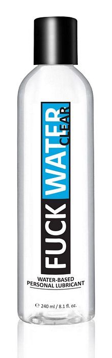 FUCK WATER 8 OZ CLEAR WATER BASED LUBRICANT