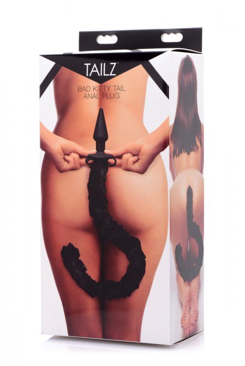 FRISKY BAD KITTY SILICONE CAT TAIL ANAL PLUG