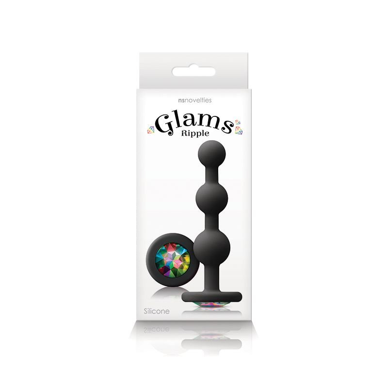 GLAMS RIPPLE RAINBOW GEM BLACK