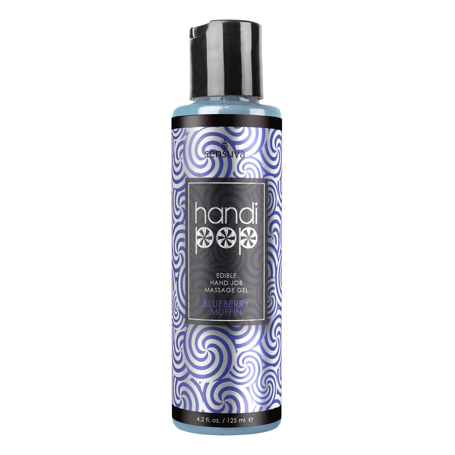HANDIPOP EDIBLE HANDJOB MASSAGE GEL BLUEBERRY MUFFIN 4.2 OZ