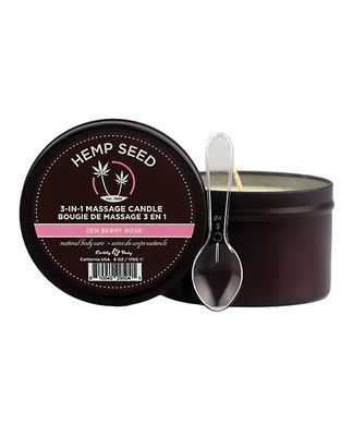 HEMP SEED 3-IN-1 CANDLE ZEN BERRY ROSE 6OZ