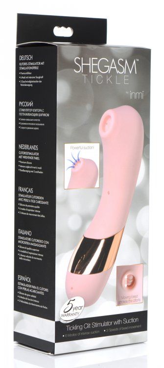 INMI SHEGASM TICKLE STIMULATOR PINK