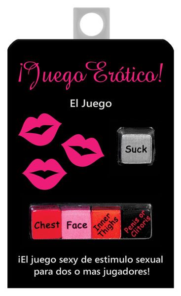 JUEGO EROTICO DICE GAME IN SPANISH